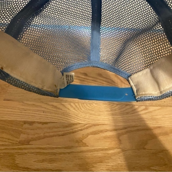 Vintage Texas the Lonestar State Trucker Hat Mesh Snap Back Blue - Picture 8 of 11